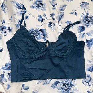 White Fox Boutique Midnight Oasis Bustier Steel size S